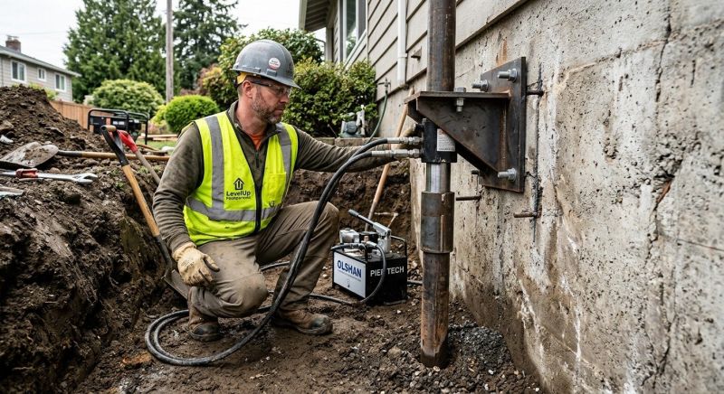 Concrete Foundation Leveling