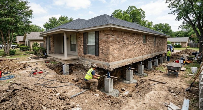 Concrete Foundation Leveling