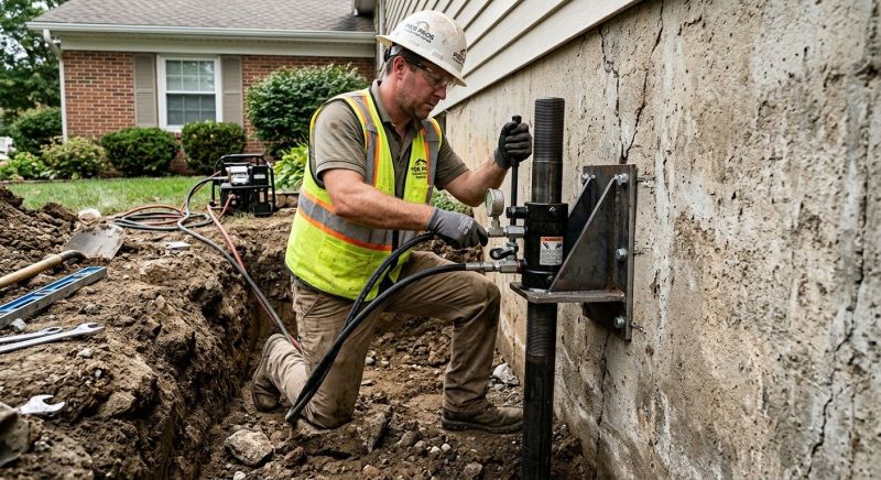 Concrete Foundation Leveling